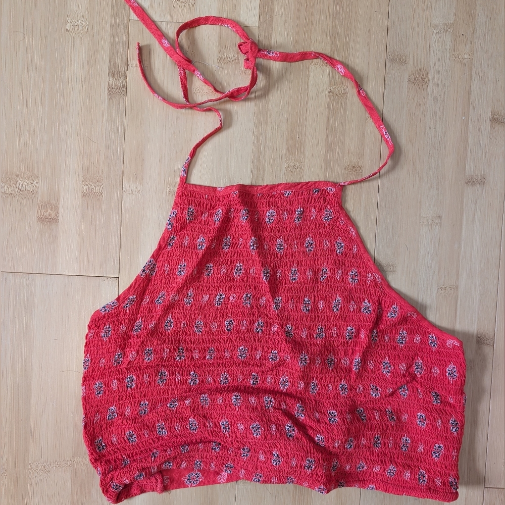 NWT Hollister Halter Crop Top - Large